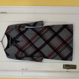 *3/$25 Le Chateau 3/4 sleeve plaid dress